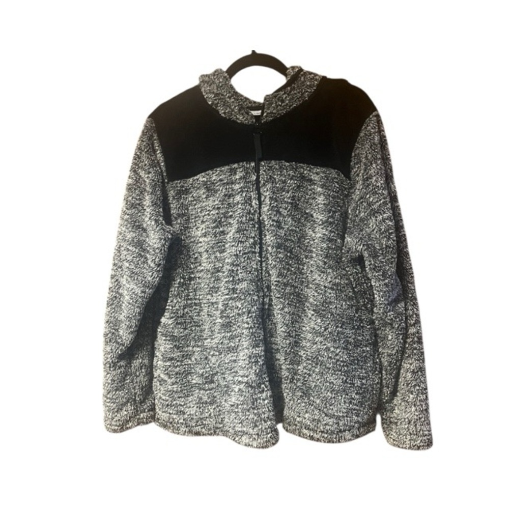 Jason Maxwell Fleece Full Zip Hooded Sweater